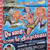 Original poster 1957 of blood under the big top achile zavatta circus georges péclet