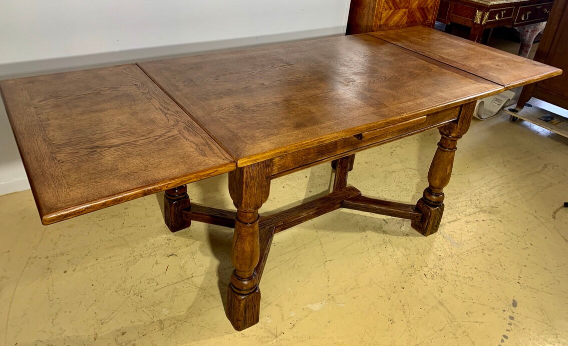 Farm table in solid oak 210 cm x 80 cm