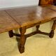 Farm table in solid oak 210 cm x 80 cm