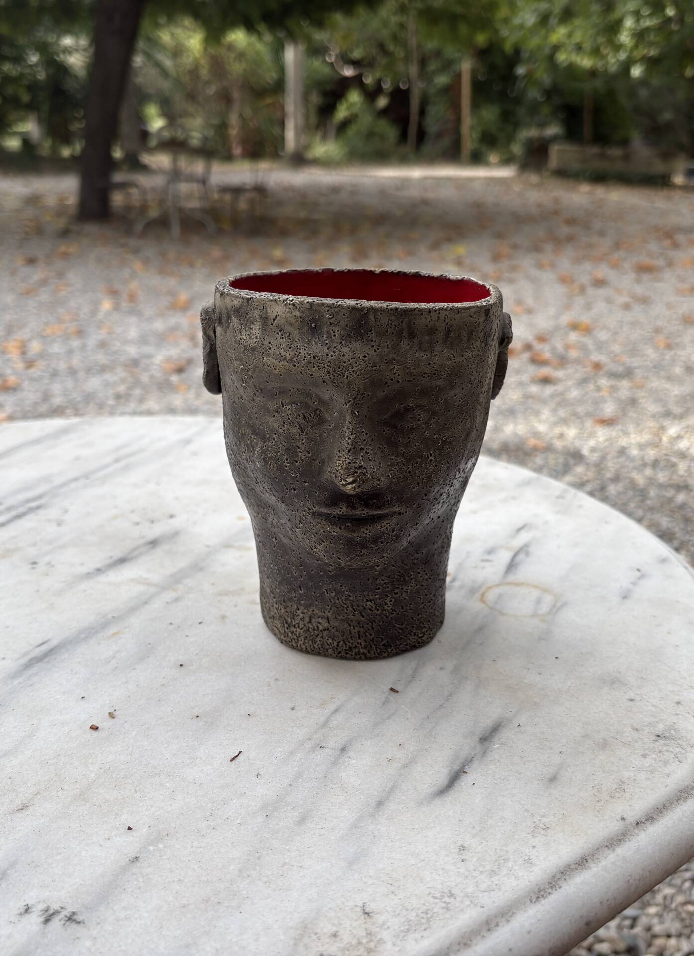 Beautiful anthropomorphic ceramic signed by Francis TRIAY.
