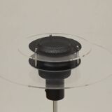 Postmodern lamp in metal and plexiglass Cirkel vintage Ikea 1990