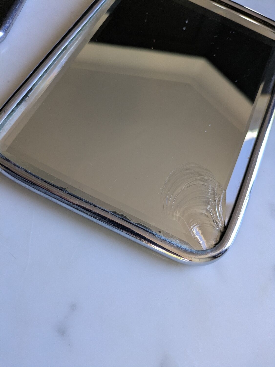 three barber mirrors