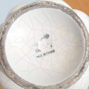 Vintage cracked ceramic vase from the Charolles pottery.