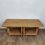 Elm coffee table, 1980