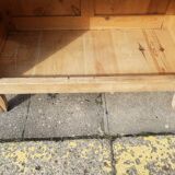 Parisian cabinet glazed raw wood