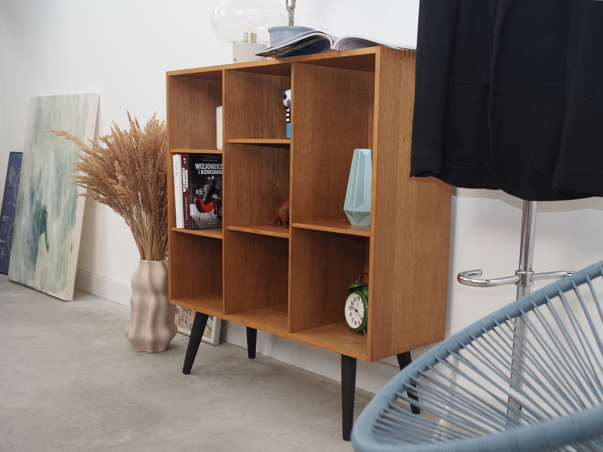 Ash bookcase, Danish design, 1970s, production: Søborg