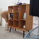 Ash bookcase, Danish design, 1970s, production: Søborg