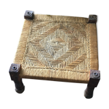 Balinese low seated furniture in solid wood and braided rope