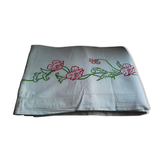 Old embroidered sheet