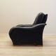 Black armchair, Italian design, 1980s, production: Italy