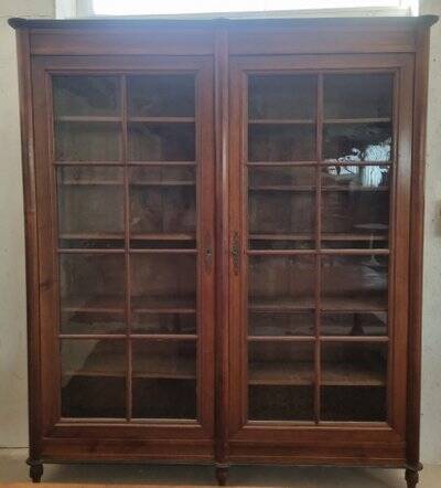 Large 19th Century Library in Walnut