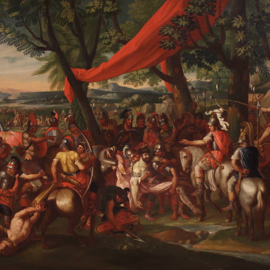 Great battle painting of the 18th century, Alexander the Great and Porus