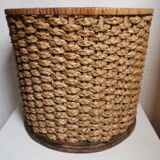 Vintage woven fiber basket