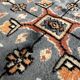 Tapis persan rond fait main