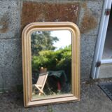 Louis Philippe gilded antique mirror