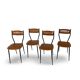 Chaises italiennes du milieu du siècle, années 1960.