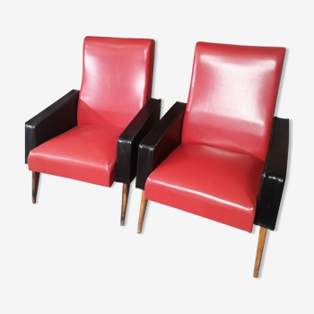 Pair of armchairs 60/70s