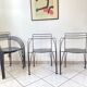 Armchairs Lune d'argent design Pascal Mourgue edition Fermob
