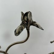 Large figurative chandelier with a femme fatale nymph.