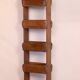 5-level shelf in Burmese teak