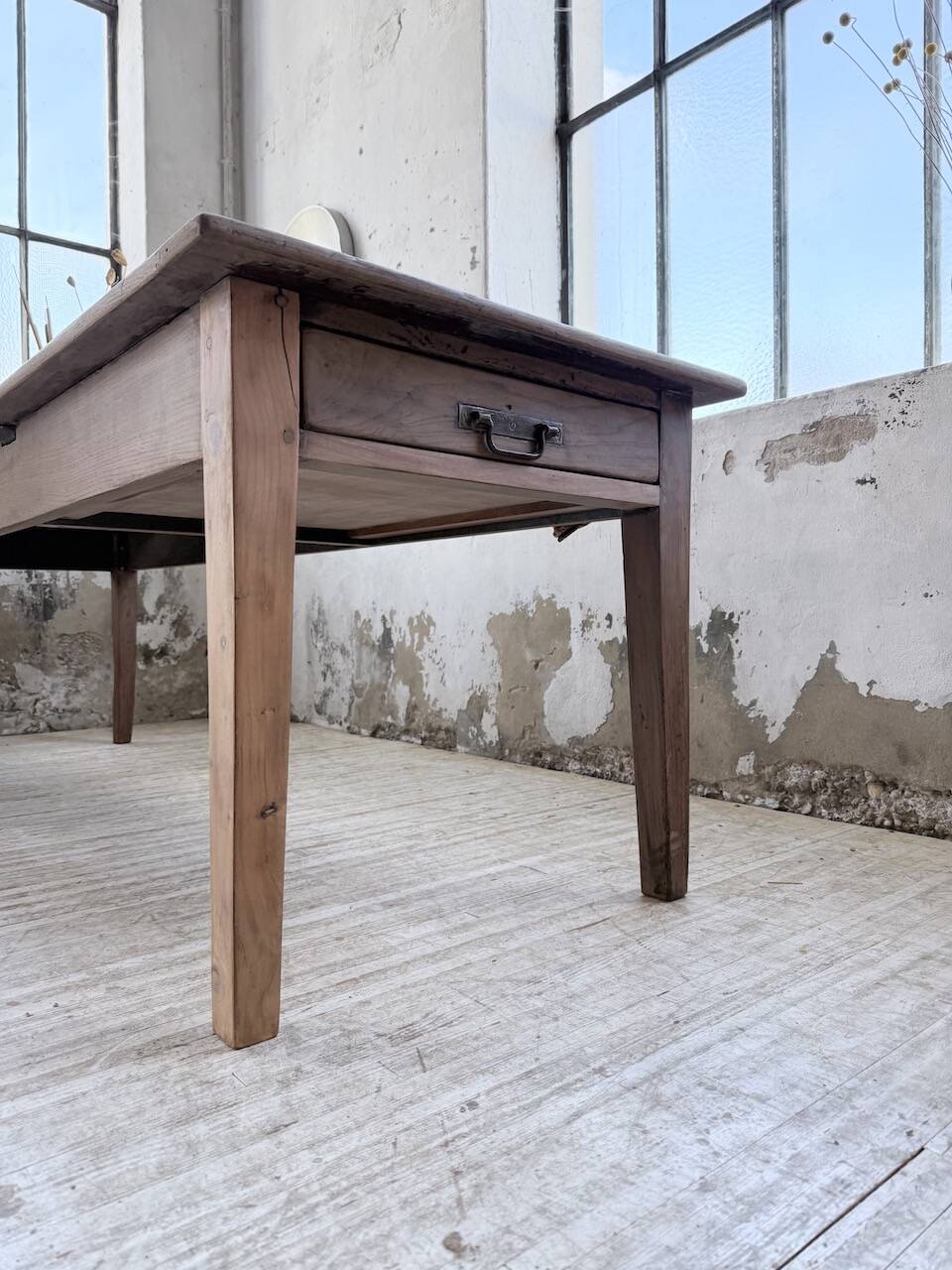 XL oak farmhouse table 1950 235cm