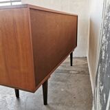 Vintage enfilade, walnut veneer 1970