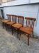 Set of 4 bistro chairs, Thonet type, Fischel, Baumann.