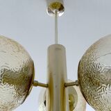 Large Vintage Bubble Glass Pendant Light