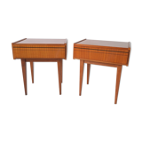 Pair of scandinavian bedside tables