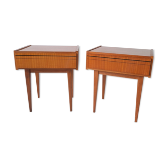Paire de chevets scandinaves