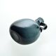 Deep blue blown glass jug by Claude Morin, Dieulefit circa 1970