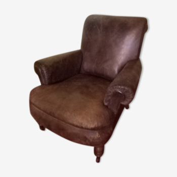 Vintage leather armchair