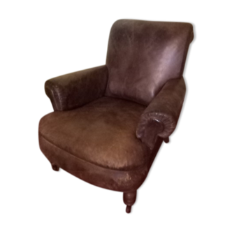 Vintage leather armchair