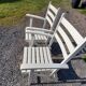 Paire de fauteuils vintage Dejou jardin