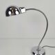 Chrome Table Lamp with Flexible Shade, 1950s