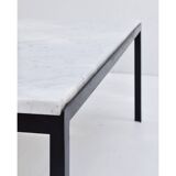 Florence Knoll marble coffee table "T-Angle" 1960s