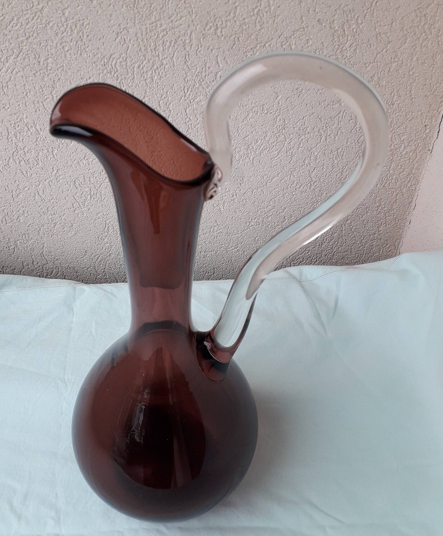 Blown glass jug