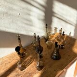 Art Deco Collection of 10 Sculptural Carafes Sweden 1920s