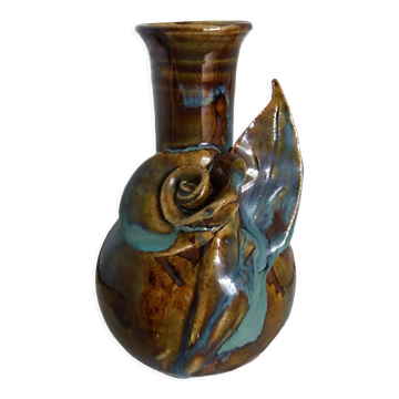 Vase soliflore signé