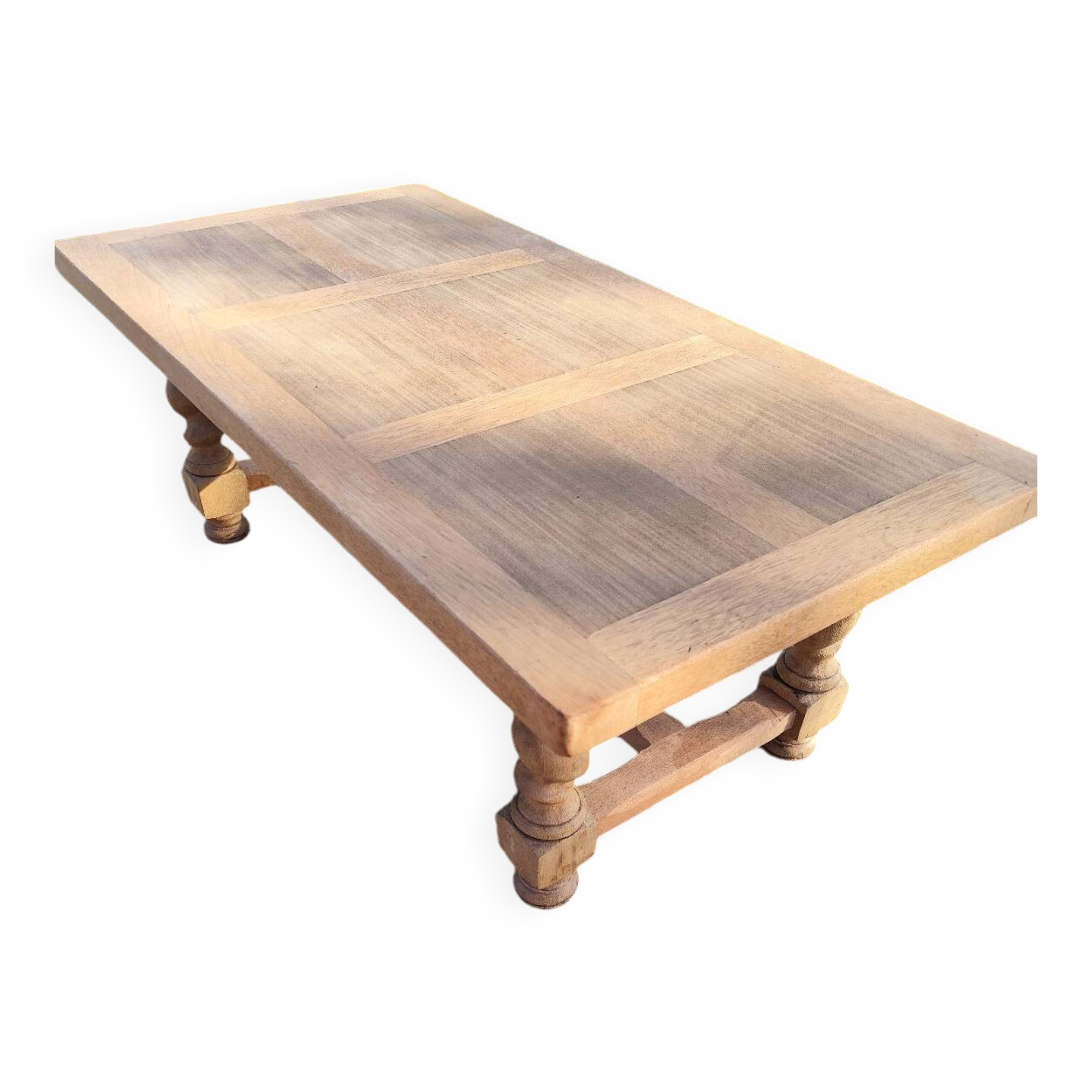 Table basse vintage bois massif