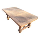 Table basse vintage bois massif