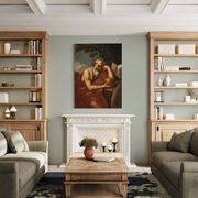 Great 17th century Italian painting, Saint Jerome in Meditation