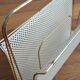 Door magazines perforated metal and vintage brass 50s / 60s