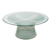 Knoll International Platner Crystal/Polished Nickel Dining Table