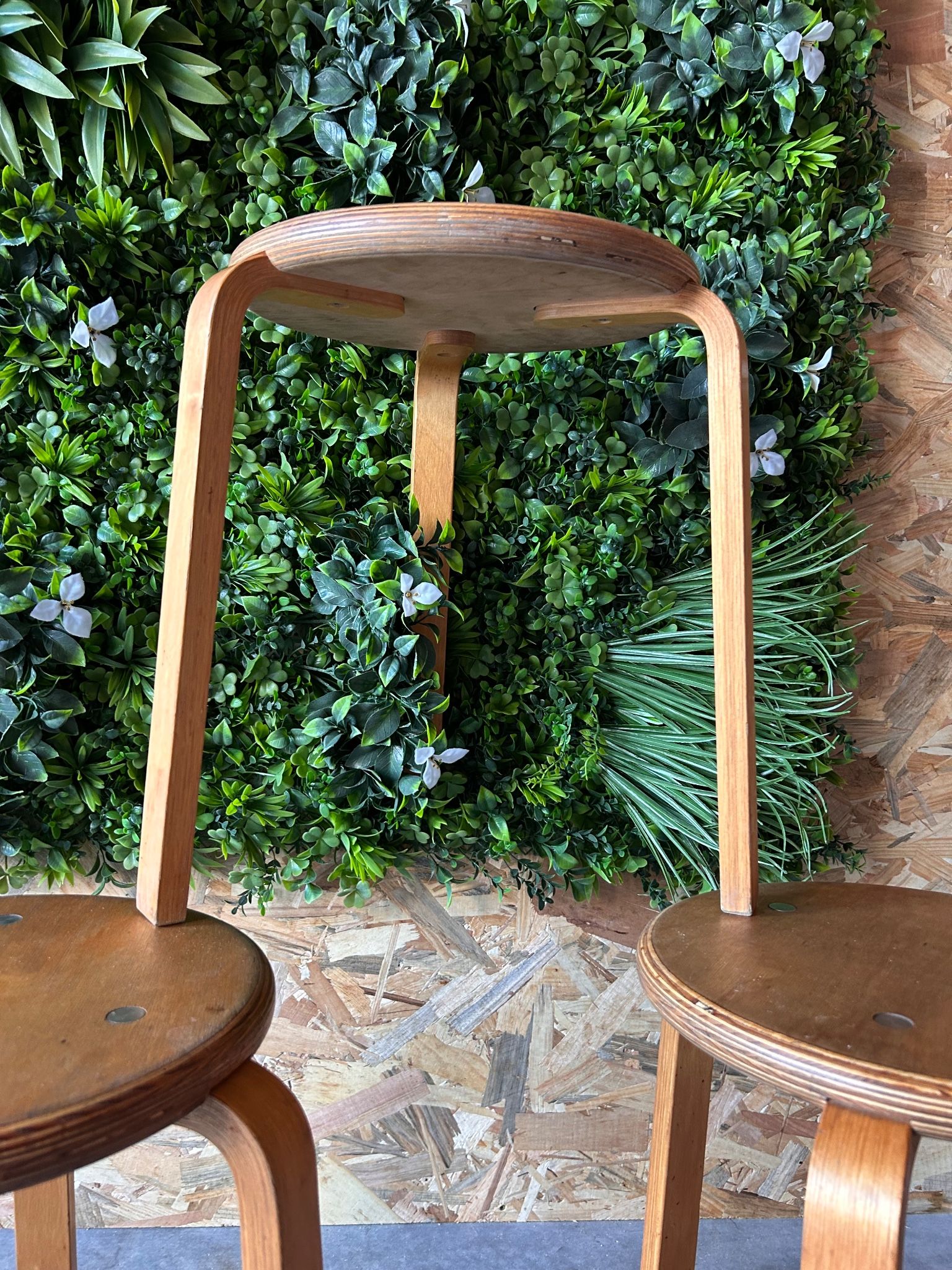 set of 3 Scandinavian stools
