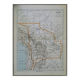 Bolivia, old map 1887 – vintage geographical map.
