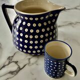 Ceramic pitcher Bolesławiec Poland