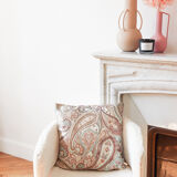 Coussin fantaisie bleu