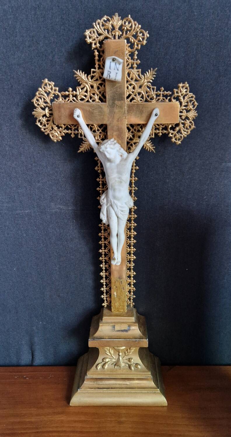 Golden crucifix