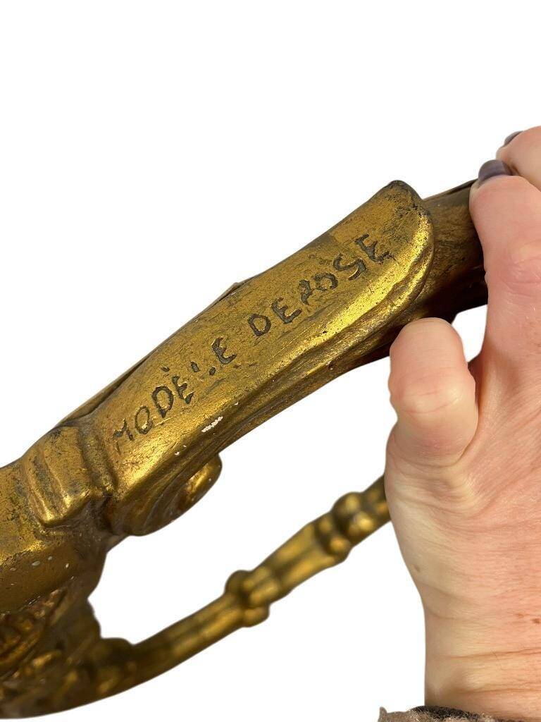 Vintage gold baroque mirror / wall mirror